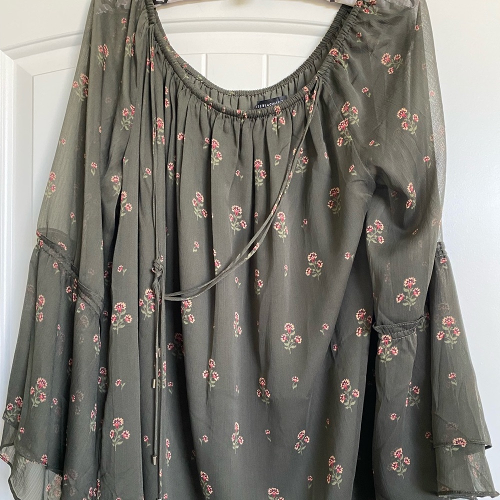 WHBM XL Sargent Colored Blouse